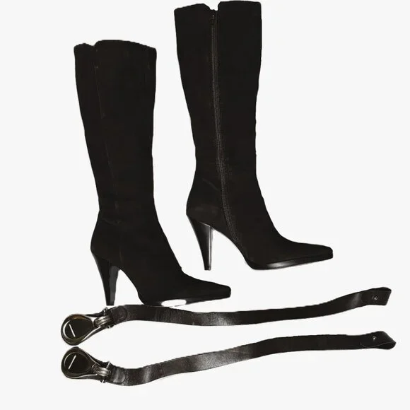 Antonio Melani Knee-High boots - Women's Size 8M - Original Buckles - Light Wear - Picture 8 of 9
